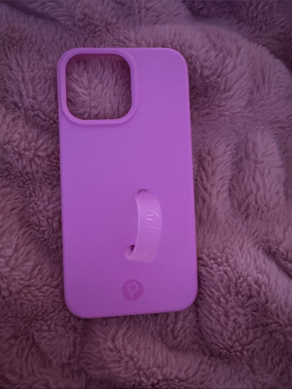 Loopy Case Lavender Purple Silicone Phone Case with Finger Strap